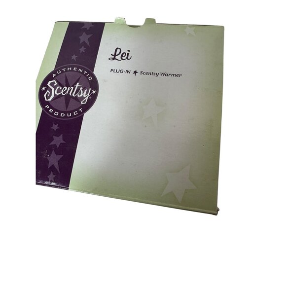 Scentsy Lei Plug-In Warmer With Base & Switch For Scentsy Bars - "Read" - Picture 3 of 7
